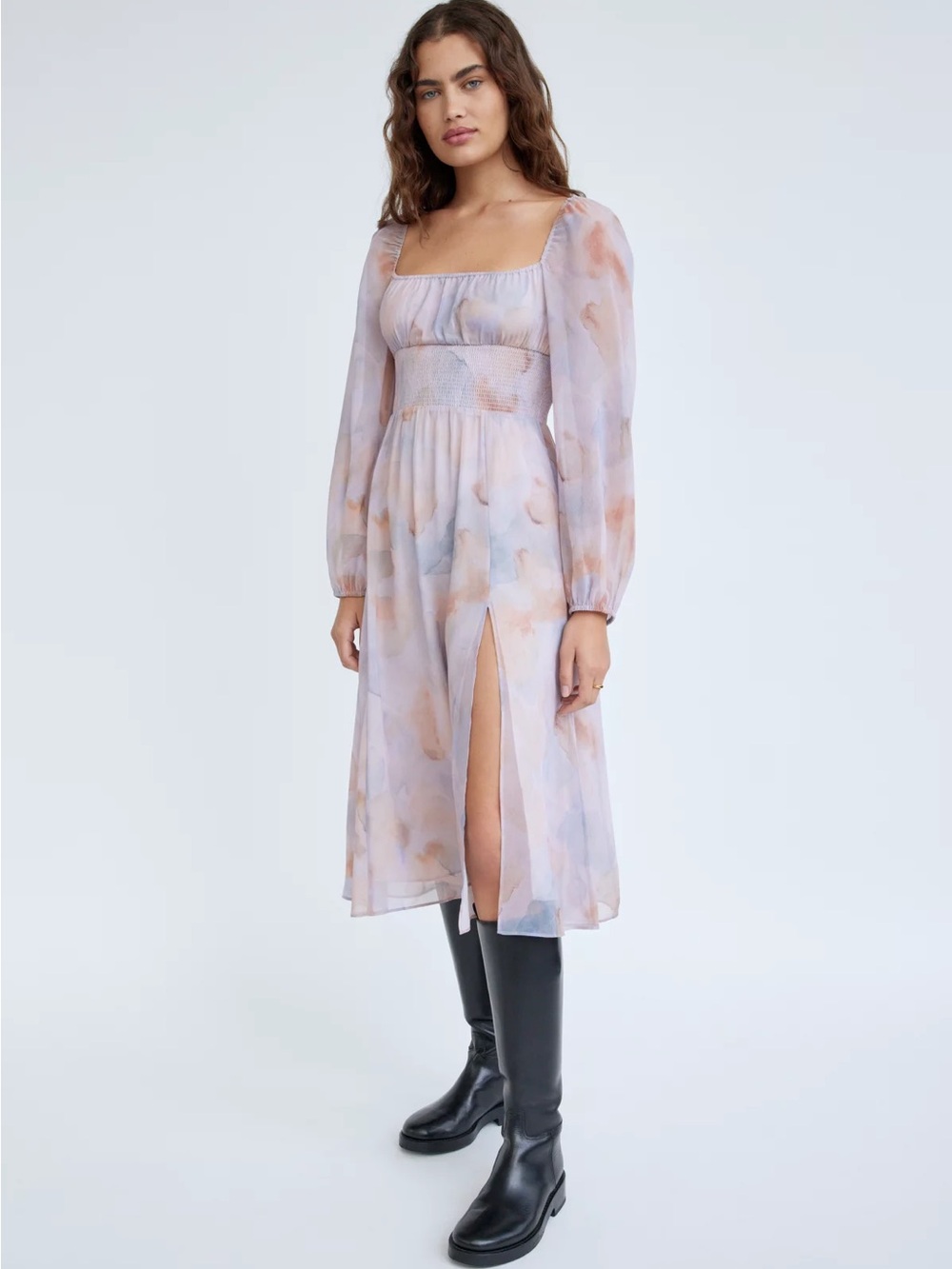Aritzia Bella Slit Dress - XS